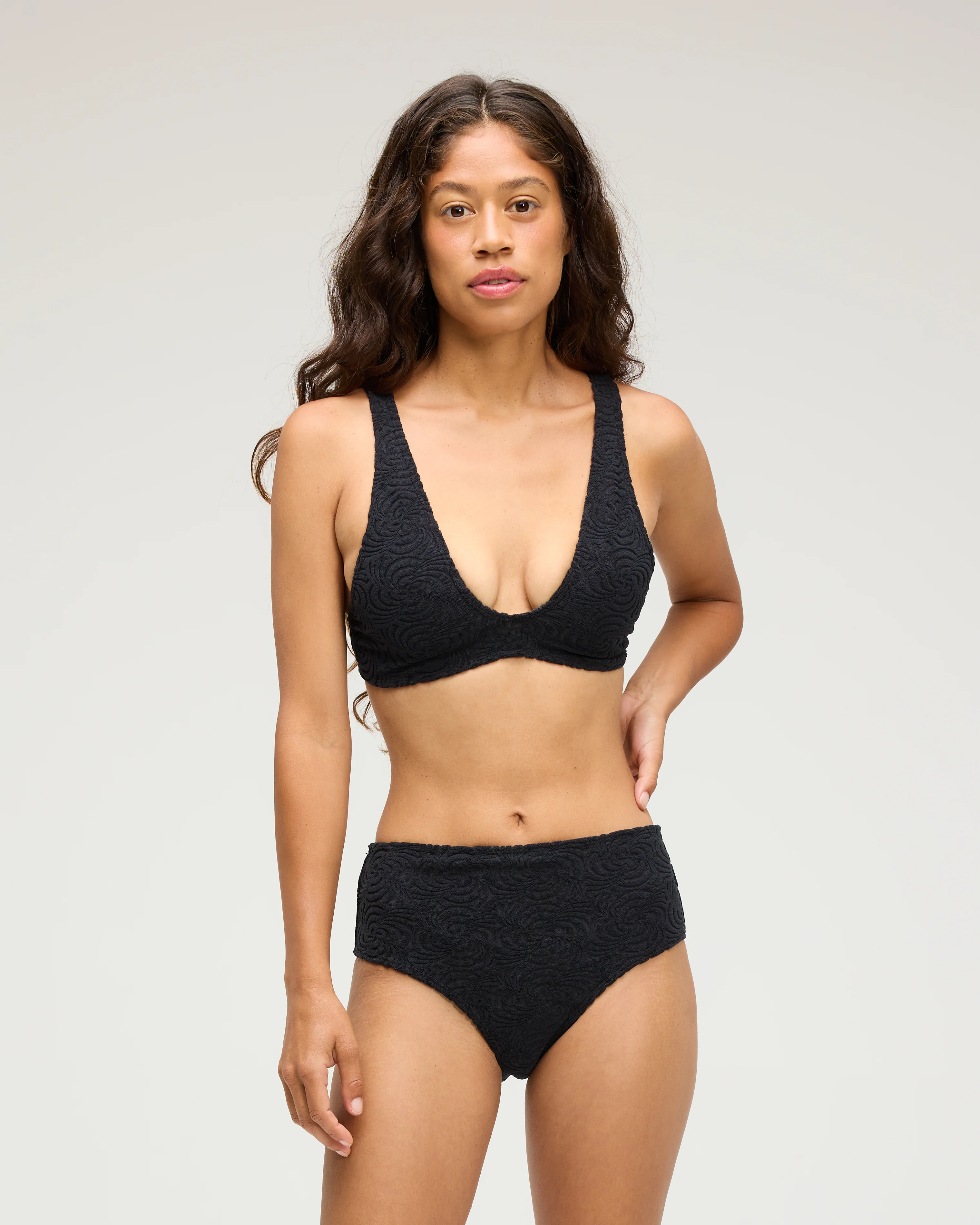 Brasilia Bikini Top - Sunray Black - Image 3