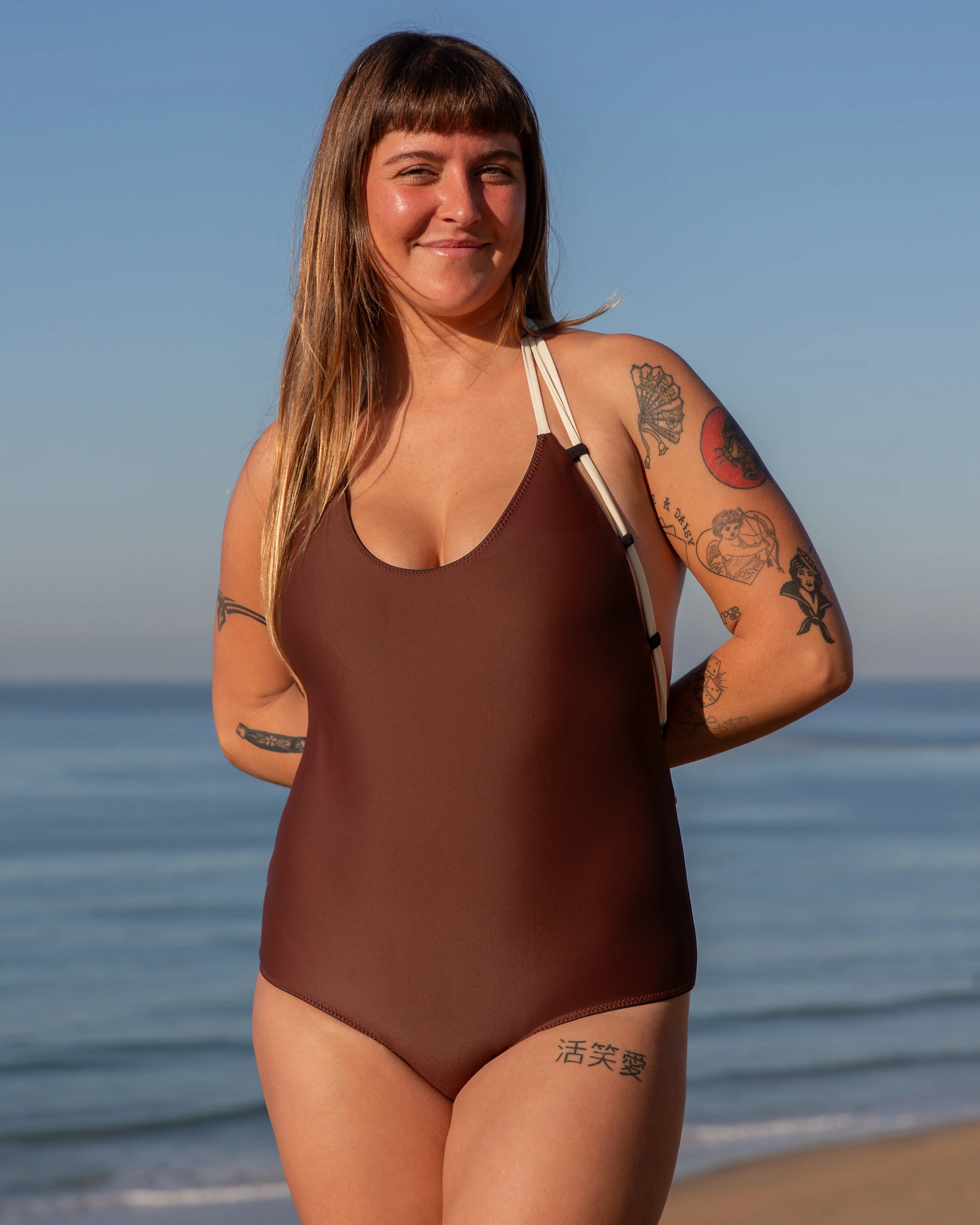 Camryn Reversible One Piece - Black / Walnut - Image 5