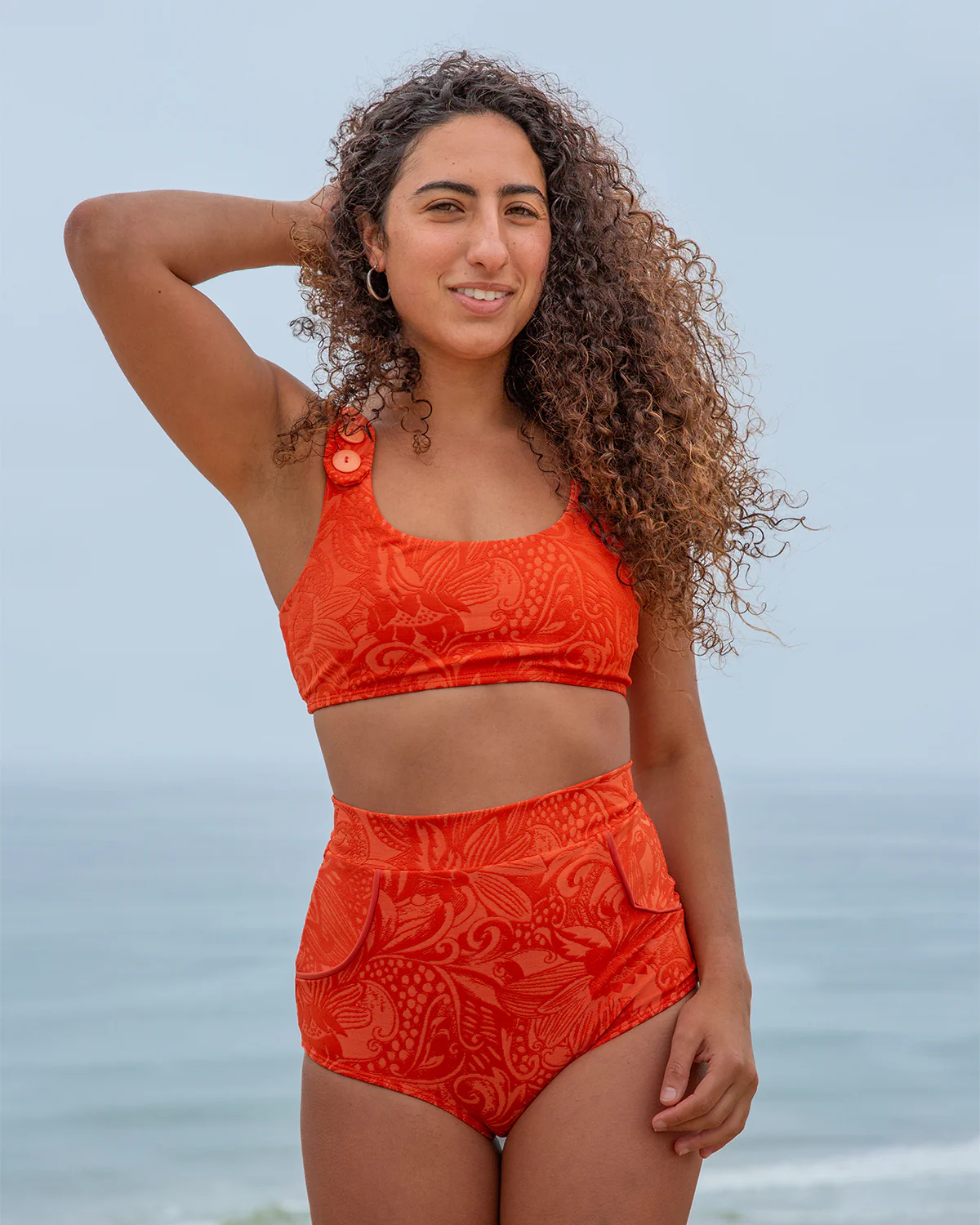 Georgia Bikini Top - Mandarina - Image 3