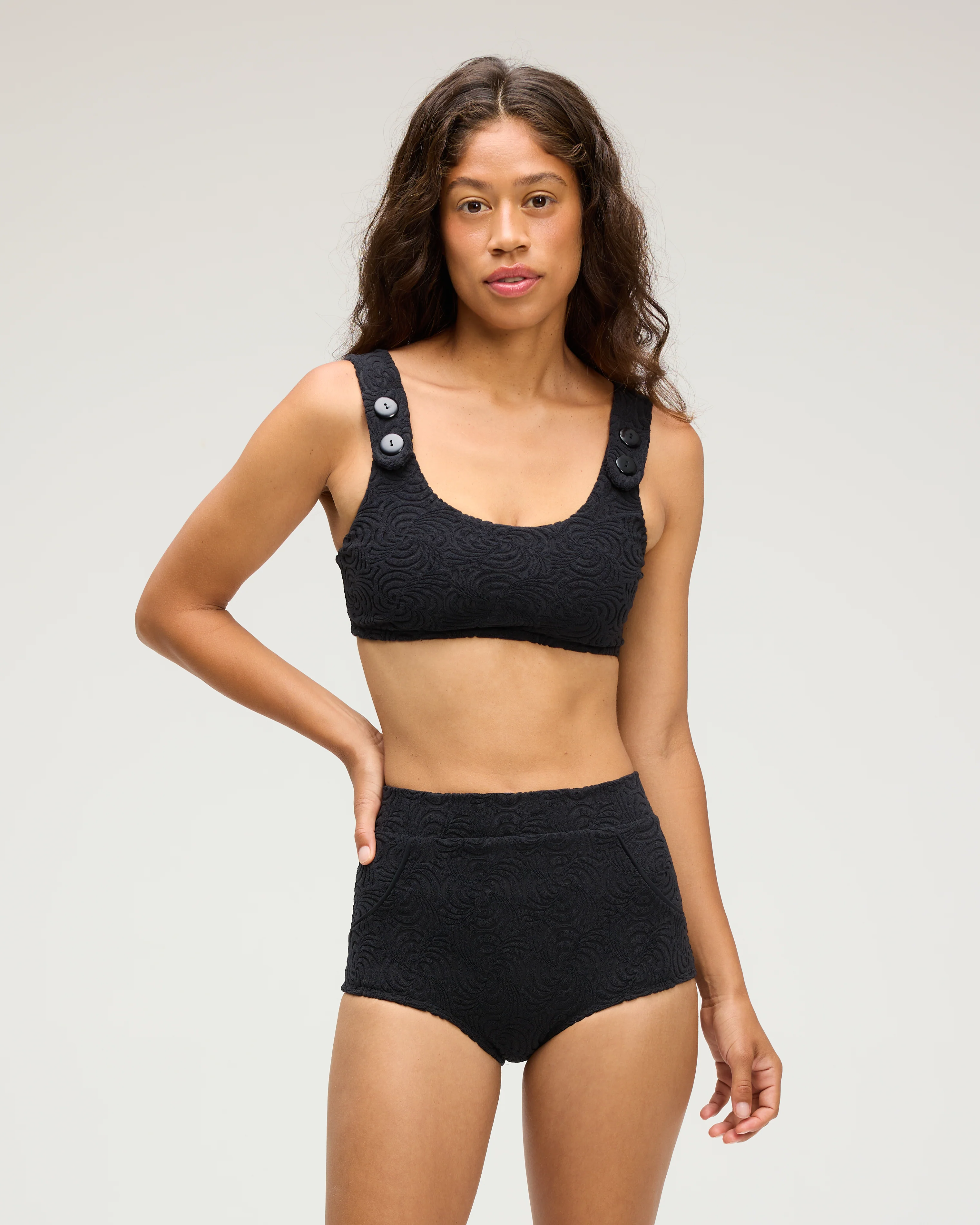Georgia Bikini Top - Sunray Black - Image 4