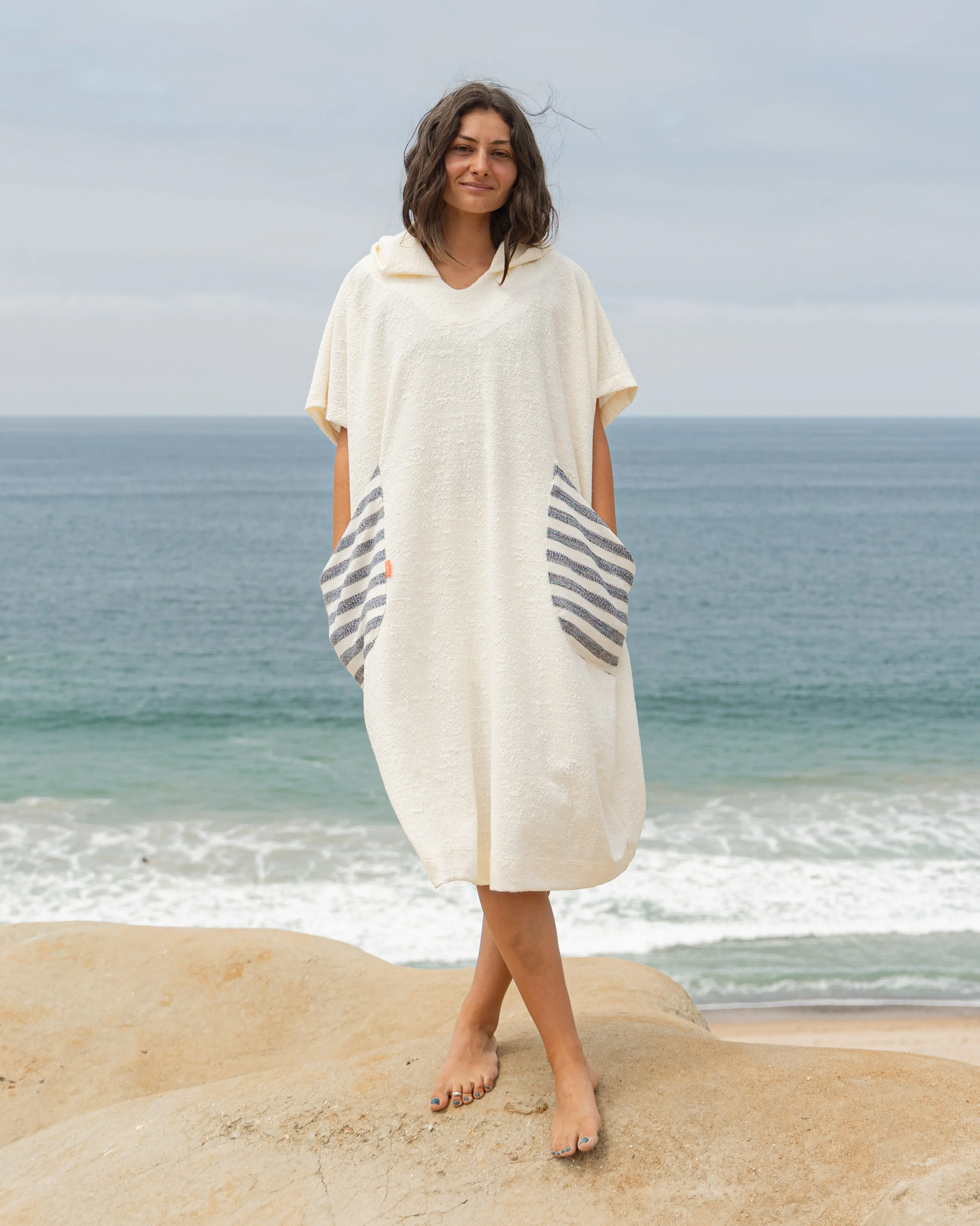 Luna Poncho - Ivory Terry - Image 4