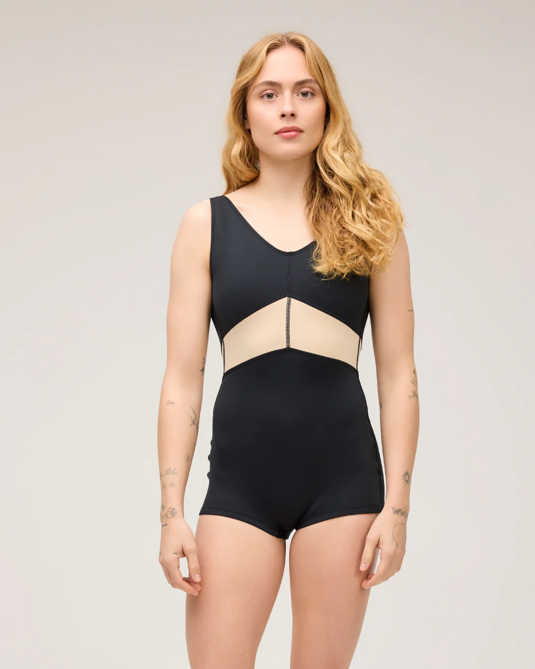 Mia One Piece - Black/Nude (RC-Skin) - Image 3